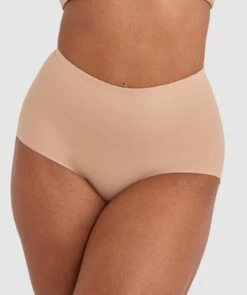 Microfibre Full Brief - Nude
