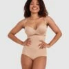 Microfibre High Waist Brief - Nude