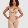 Microfibre Thigh Shaper - Nude