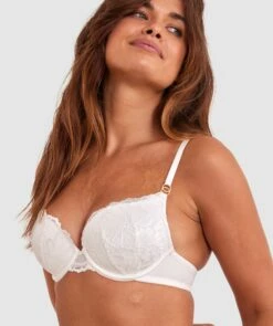 Nala Contour Plunge Bra - Ivory