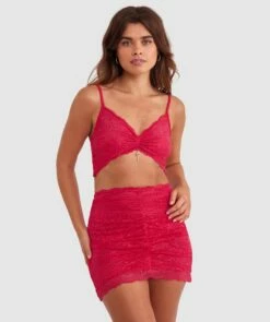 Night Games Bleeding Hearts 2 Piece Slip - Red -BRAS N THINGS Shop night games bleeding hearts 2 piece slip red 01468401 6