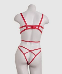 Night Games Bleeding Hearts Bedroom Bodysuit - Red -BRAS N THINGS Shop night games bleeding hearts bedroom bodysuit red 01468301 7