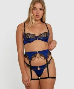 Night Games Blue Lagoon Half Cup Bra - Navy 10 Night Games Blue Lagoon Half Cup Bra - Navy -BRAS N THINGS Shop night games blue lagoon half cup bra navy 01394001 6