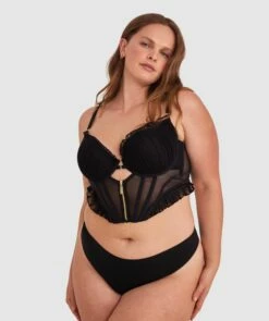 Night Games Com-pleat Me Push Up Corset - Black -BRAS N THINGS Shop night games com pleat me push up corset black 01430201 5