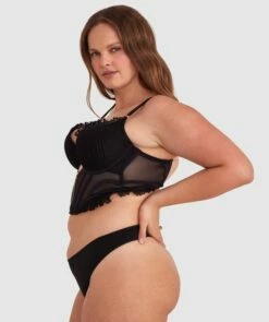 Night Games Com-pleat Me Push Up Corset - Black -BRAS N THINGS Shop night games com pleat me push up corset black 01430201 6