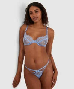 Night Games Love Fool Soft Cup & Mini V Set - Sky Blue -BRAS N THINGS Shop night games love fool soft cup mini v set sky blue 01328903 6