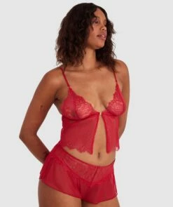 Night Games Mystic Cami - Red 10 Night Games Mystic Cami - Red -BRAS N THINGS Shop night games mystic cami red 01432401 22
