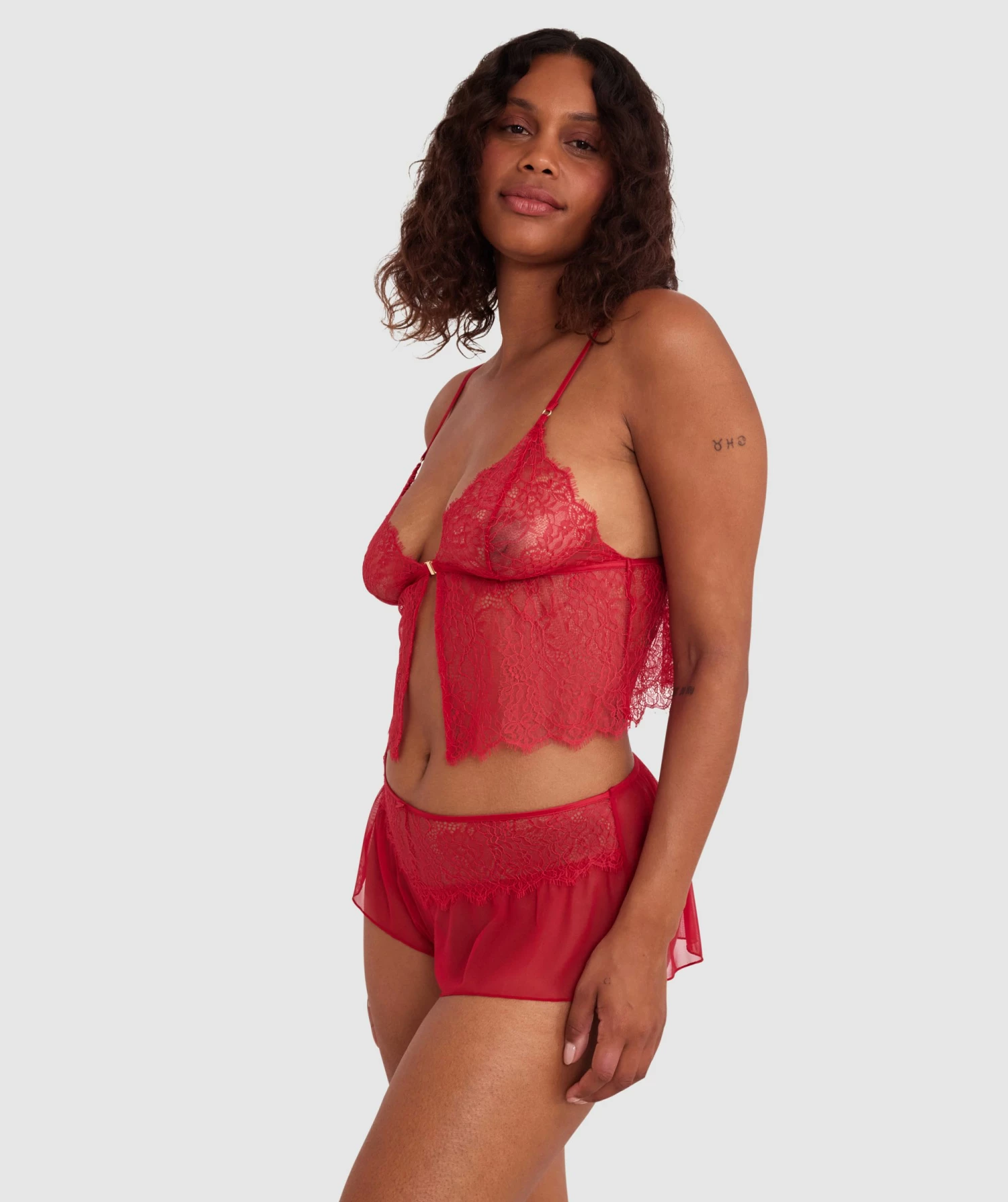Night Games Mystic French Knicker - Red 3 Night Games Mystic French Knicker - Red - Image 3