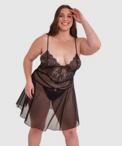 Night Games Mystic Slip - Black -BRAS N THINGS Shop night games mystic slip black 01432302 12