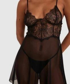 Night Games Mystic Slip - Black -BRAS N THINGS Shop night games mystic slip black 01432302 15