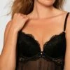 Nicolette Push Up Babydoll - Black