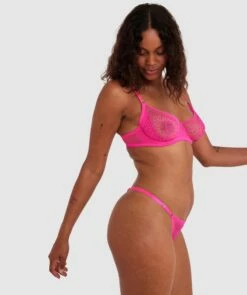 Night Games Night Lights Underwire & Mini V Set - Hot Pink 9 Night Games Night Lights Underwire & Mini V Set - Hot Pink -BRAS N THINGS Shop night games night lights underwire mini v set hot pink 01432701 6