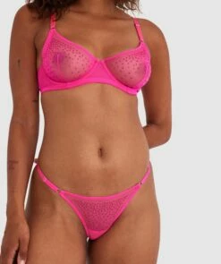 Night Games Night Lights Underwire & Mini V Set - Hot Pink 10 Night Games Night Lights Underwire & Mini V Set - Hot Pink -BRAS N THINGS Shop night games night lights underwire mini v set hot pink 01432701 7