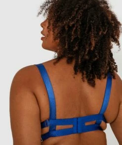 Night Games Utility Underwire Bra - Cobalt Blue -BRAS N THINGS Shop night games utility underwire bra cobalt blue 01331502 5
