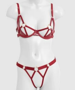 Night Games Voguish Cupless Bra - Dark Red 9 Night Games Voguish Cupless Bra - Dark Red -BRAS N THINGS Shop night games voguish cupless bra dark red 01363702 6