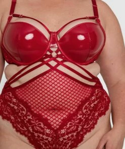 Night Games Voguish Push Up Bodysuit - Dark Red -BRAS N THINGS Shop night games voguish push up bodysuit dark red 01364003 5