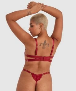 Night Games Voguish Underwire Bra - Dark Red 10 Night Games Voguish Underwire Bra - Dark Red -BRAS N THINGS Shop night games voguish underwire bra dark red 01363503 6