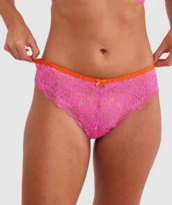 Paloma Brazilian Knicker - Pink -BRAS N THINGS Shop paloma brazilian knicker pink 00719820