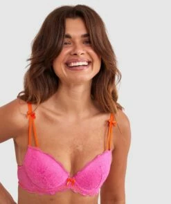 Paloma Push Up Bra - Pink
