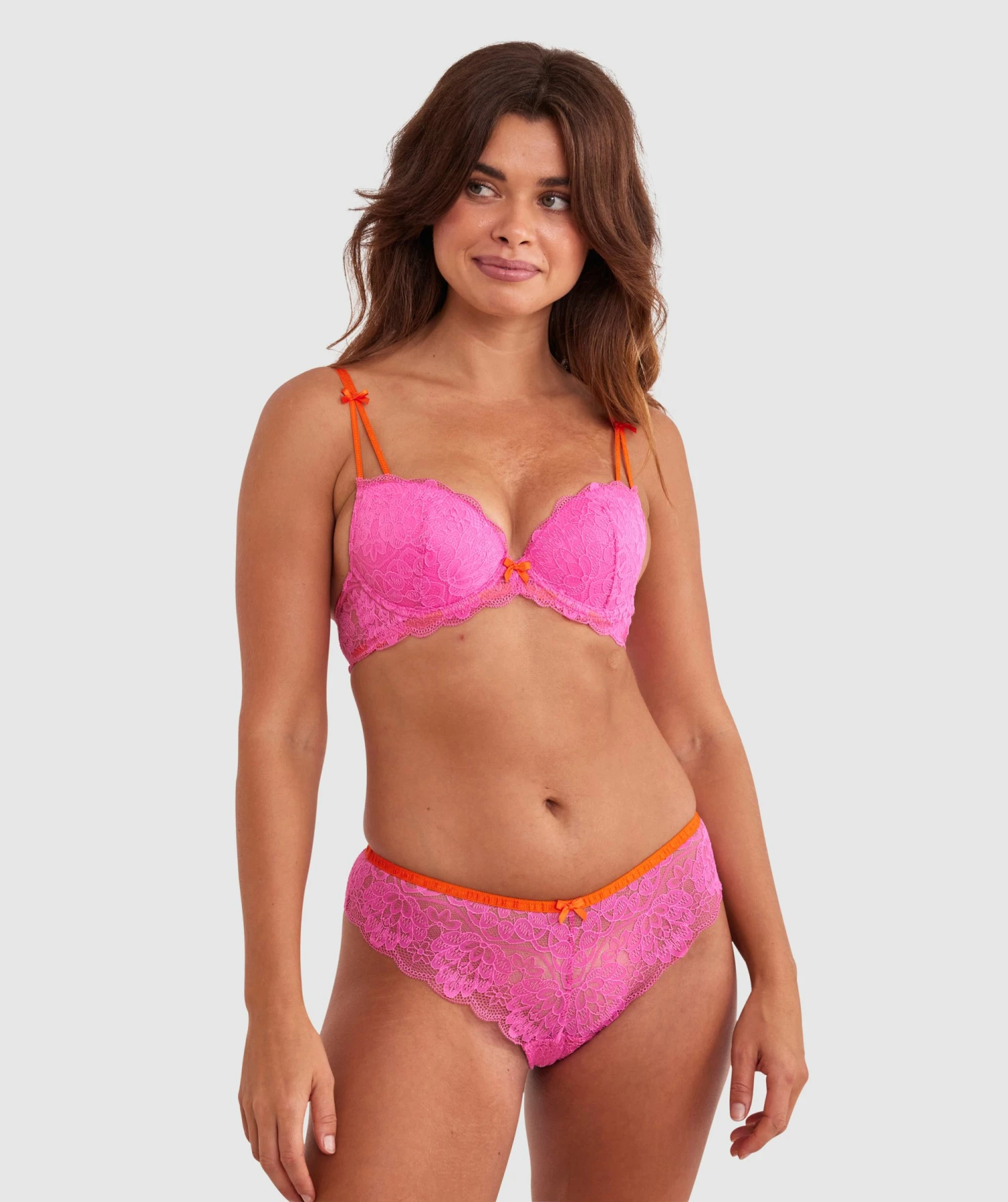 Paloma Push Up Bra - Pink 2 Paloma Push Up Bra - Pink - Image 2