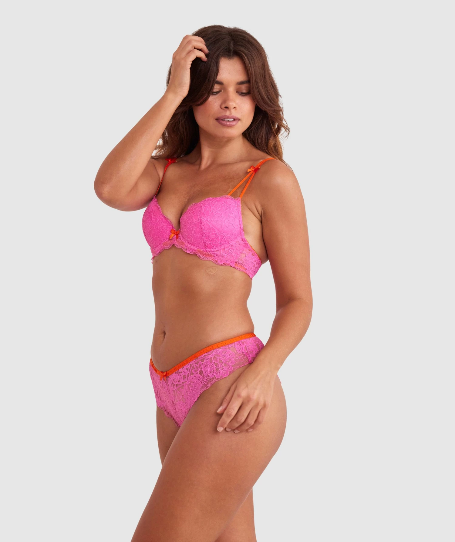 Paloma Push Up Bra - Pink 3 Paloma Push Up Bra - Pink - Image 3