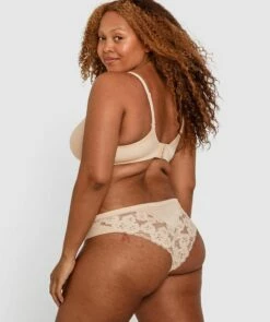 Planet Bliss Lace Brazilian Knicker - Nude 9 Planet Bliss Lace Brazilian Knicker - Nude -BRAS N THINGS Shop planet bliss lace brazilian knicker nude 01238701
