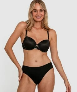 Planet Bliss Lace Contour Bra - Black -BRAS N THINGS Shop planet bliss lace contour bra black 01239101 5