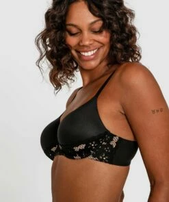 Planet Bliss Lace Full Cup Bra - Black 8 Planet Bliss Lace Full Cup Bra - Black -BRAS N THINGS Shop planet bliss lace full cup bra black 01239001 5