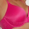 Planet Bliss Lace Full Cup Bra - Fuchsia Pink