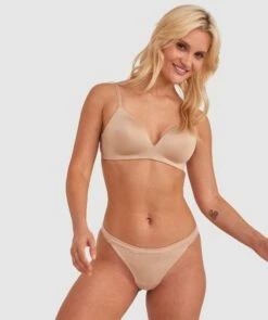 Planet Bliss Lace V String - Nude 2 -BRAS N THINGS Shop planet bliss lace v string nude 2 01491602 2