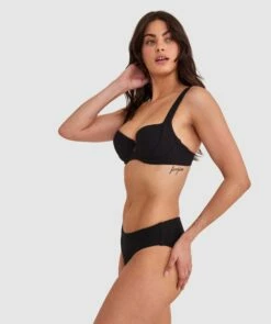 Planet Bliss Swim New Wave Hipster Pant - Black -BRAS N THINGS Shop planet bliss swim new wave hipster pant black 01425301 5