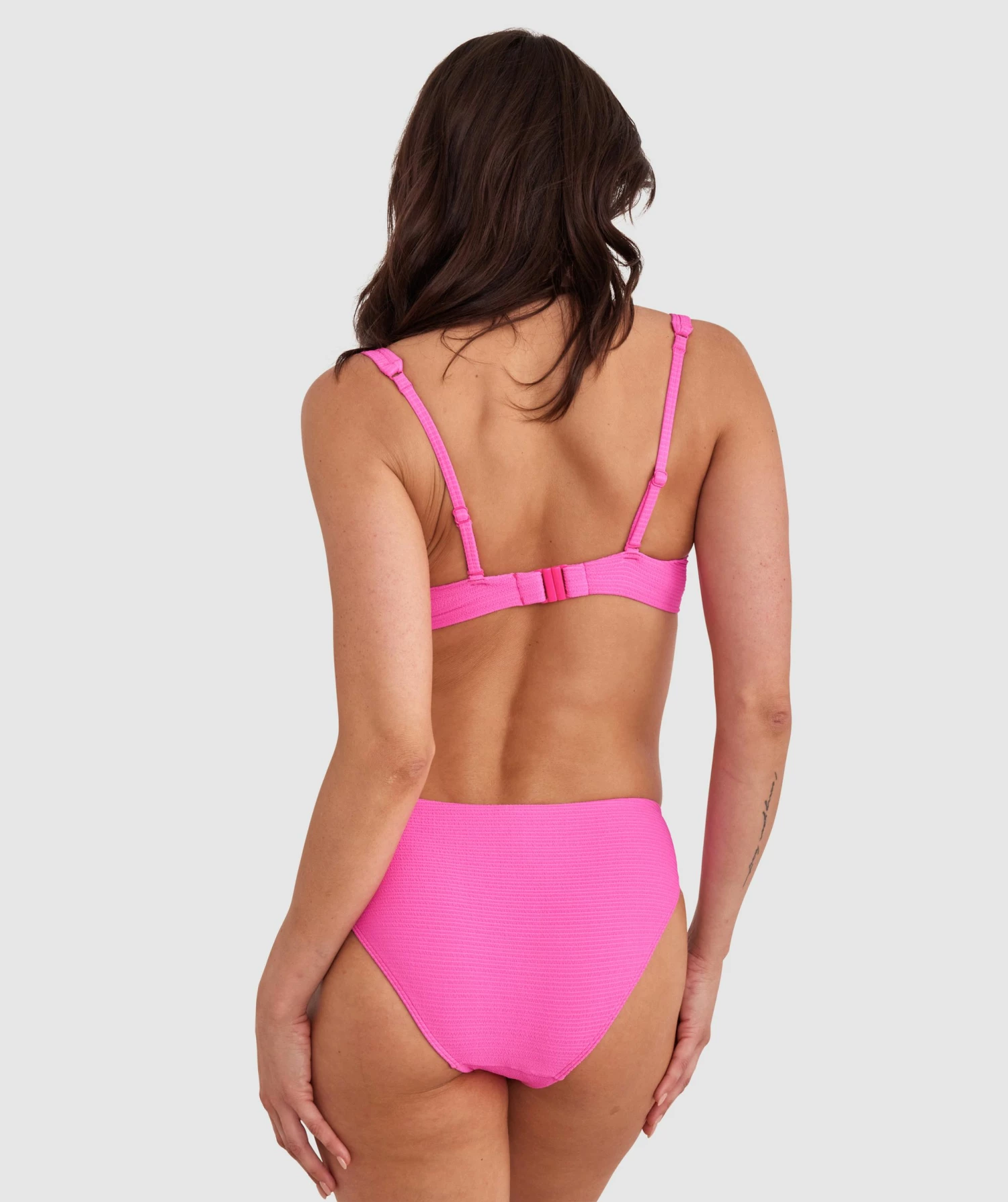 Planet Bliss Swim New Wave Hipster Pant - Hot Pink 4 Planet Bliss Swim New Wave Hipster Pant - Hot Pink - Image 4