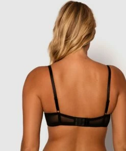 Posie Lace Full Cup Bra - Black -BRAS N THINGS Shop posie lace full cup bra black 01152001 4