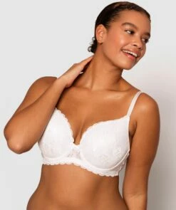 Posie Lace Full Cup Bra - Ivory -BRAS N THINGS Shop posie lace full cup bra ivory 01152003