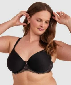 Pure Body Full Cup Bra - Black