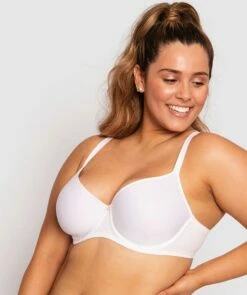 Pure Body Full Cup Bra - White -BRAS N THINGS Shop pure body full cup bra white 00891703