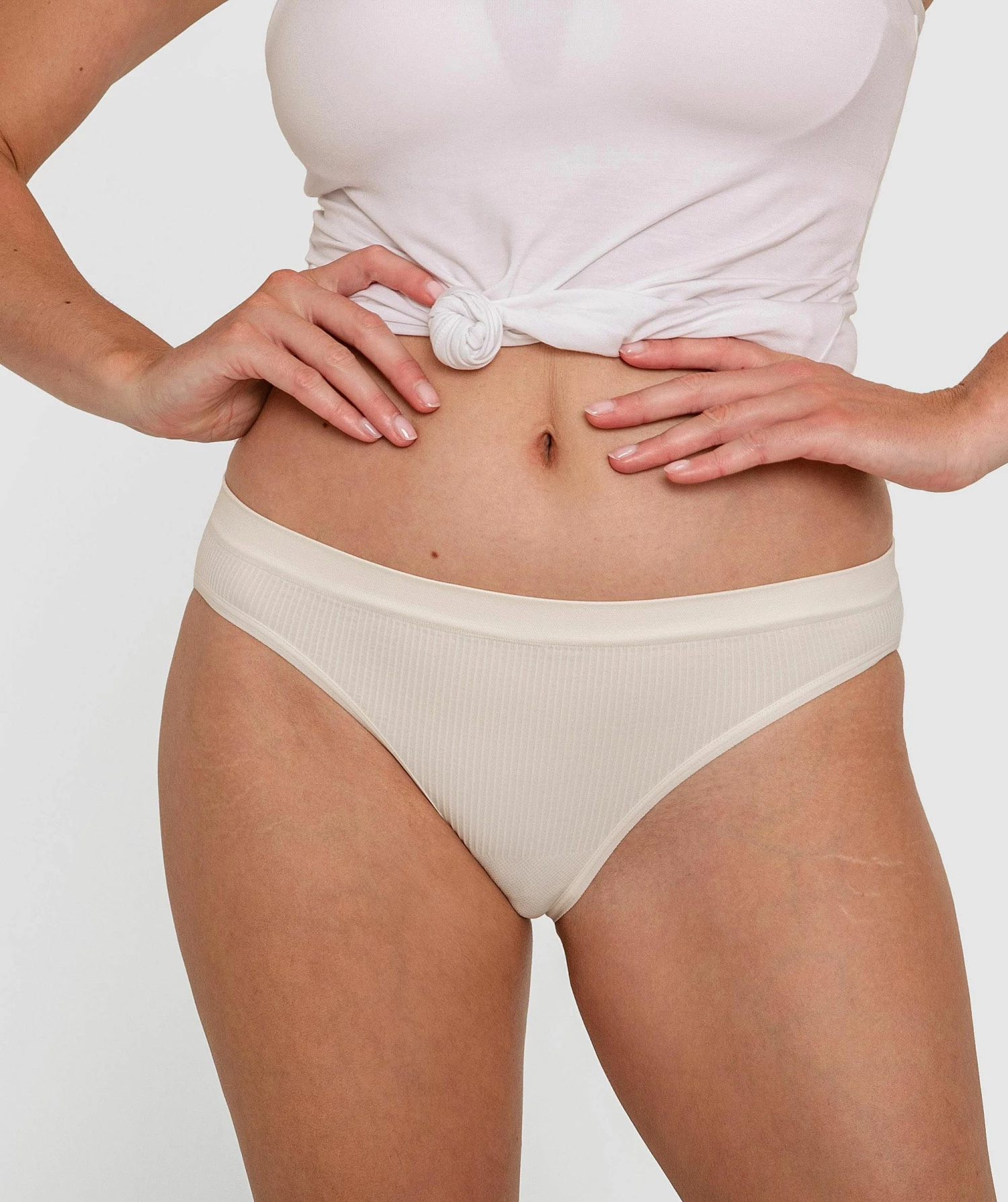 Rachel Bikini Brief - Eggshell 4 Rachel Bikini Brief - Eggshell - Image 4