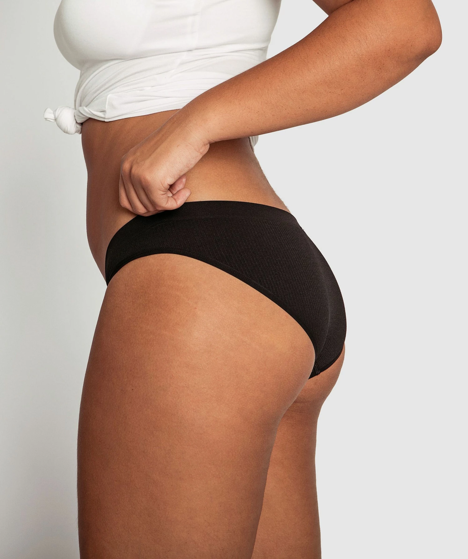 Rachel Bikini Knicker - Black 2 Rachel Bikini Knicker - Black - Image 2