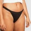 Rachel Mini V Knicker - Black
