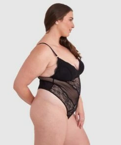 Revolve Lingerie Bodysuit - Black -BRAS N THINGS Shop revolve lingerie bodysuit black 01442201 1
