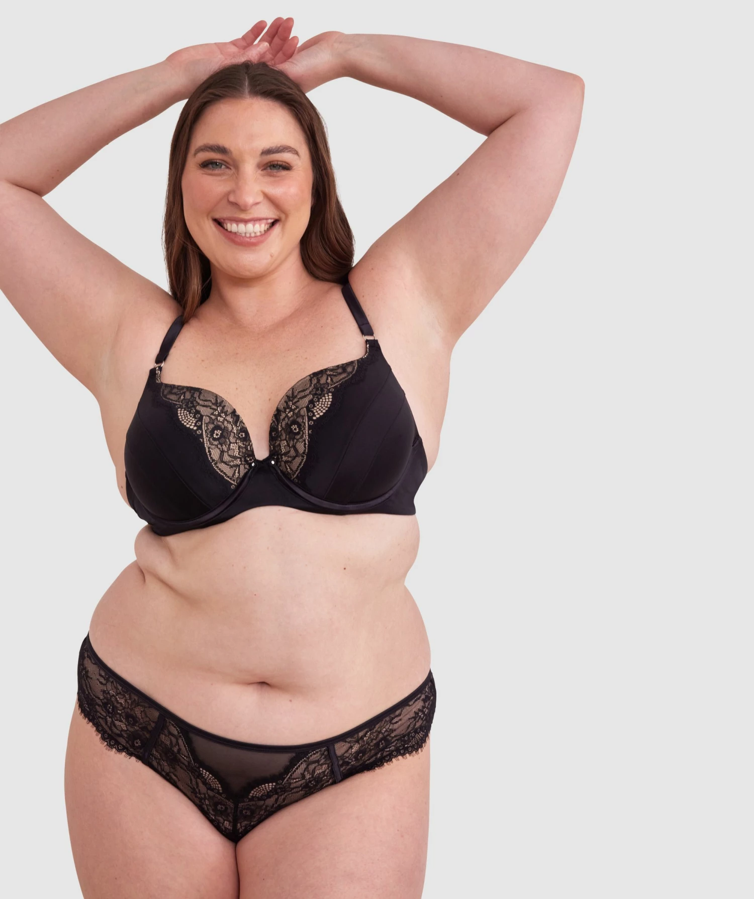 Revolve Removable Wire Contour Plunge Bra - Black 1 Revolve Removable Wire Contour Plunge Bra - Black