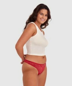 Rina V String - Red -BRAS N THINGS Shop rina v string red 01481601