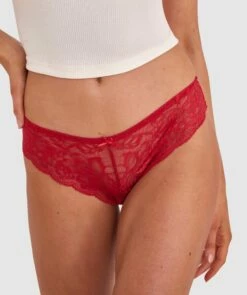 Romance Brazilian Knicker - Red