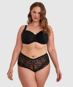 Romance Shortie - Black -BRAS N THINGS Shop romance shortie black 00590202