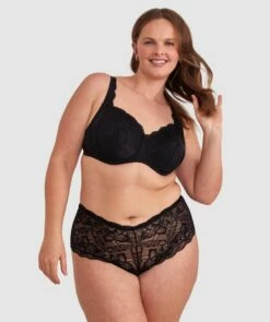 Romance Shortie - Black -BRAS N THINGS Shop romance shortie black 00590202 4
