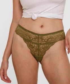 Romance V String Knicker - Khaki 8 Romance V String Knicker - Khaki -BRAS N THINGS Shop romance v string khaki 00590027 3