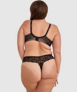 Romance V String Knicker - Black -BRAS N THINGS Shop romance v string knicker black 00590002 10