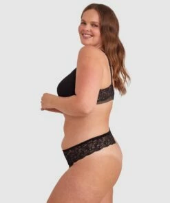 Romance V String Knicker - Black -BRAS N THINGS Shop romance v string knicker black 00590002 15