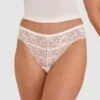 Romance V String Knicker - Ivory
