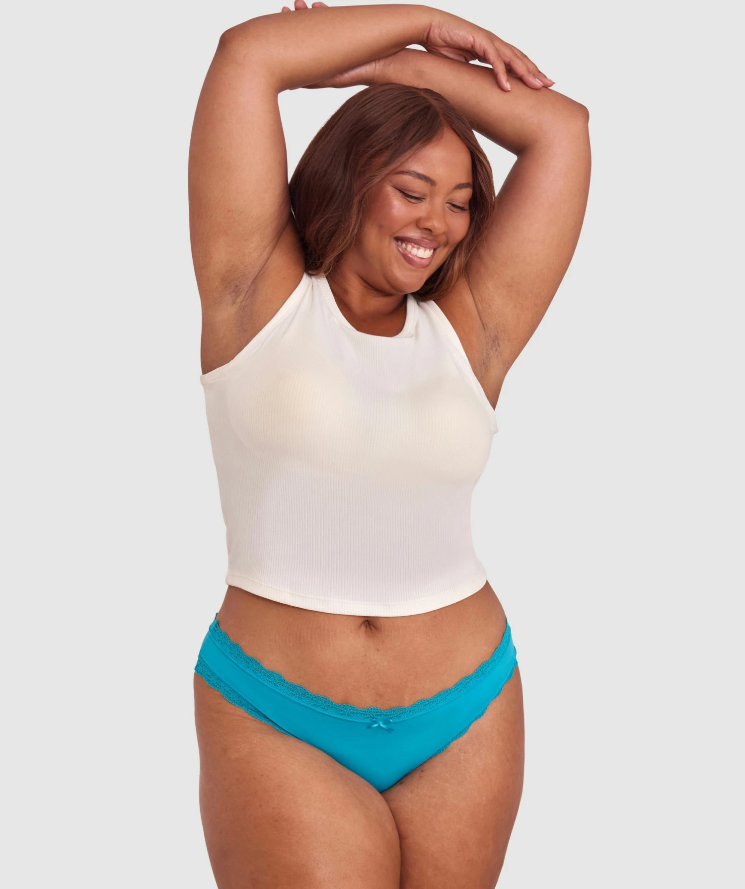Rosy Bikini Brief - Teal 2 Rosy Bikini Brief - Teal - Image 2